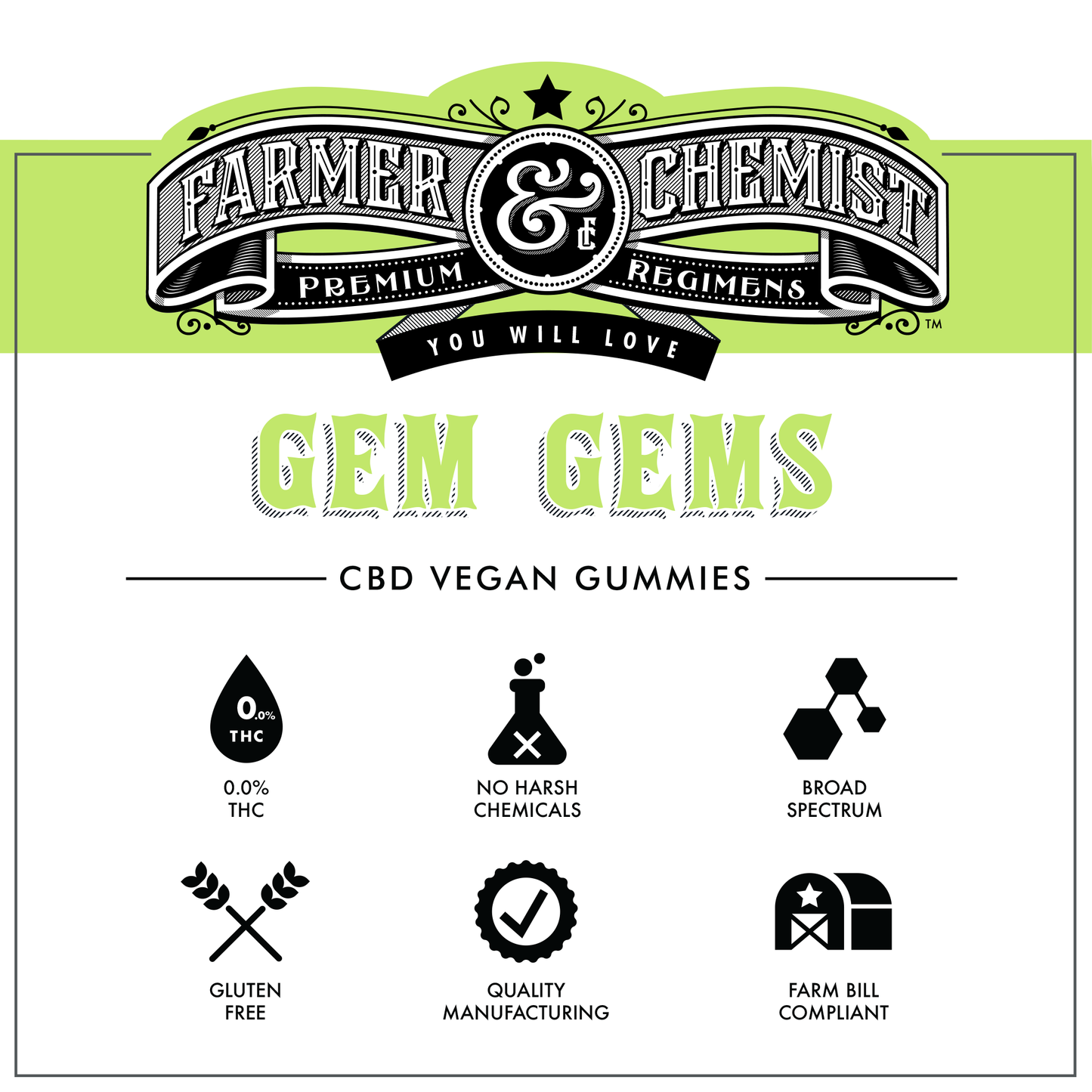 GEM GEMS - 12ct 25mg CBD / 5mg CBG Watermelon Flavor - Pain & Anti-Inflammatory