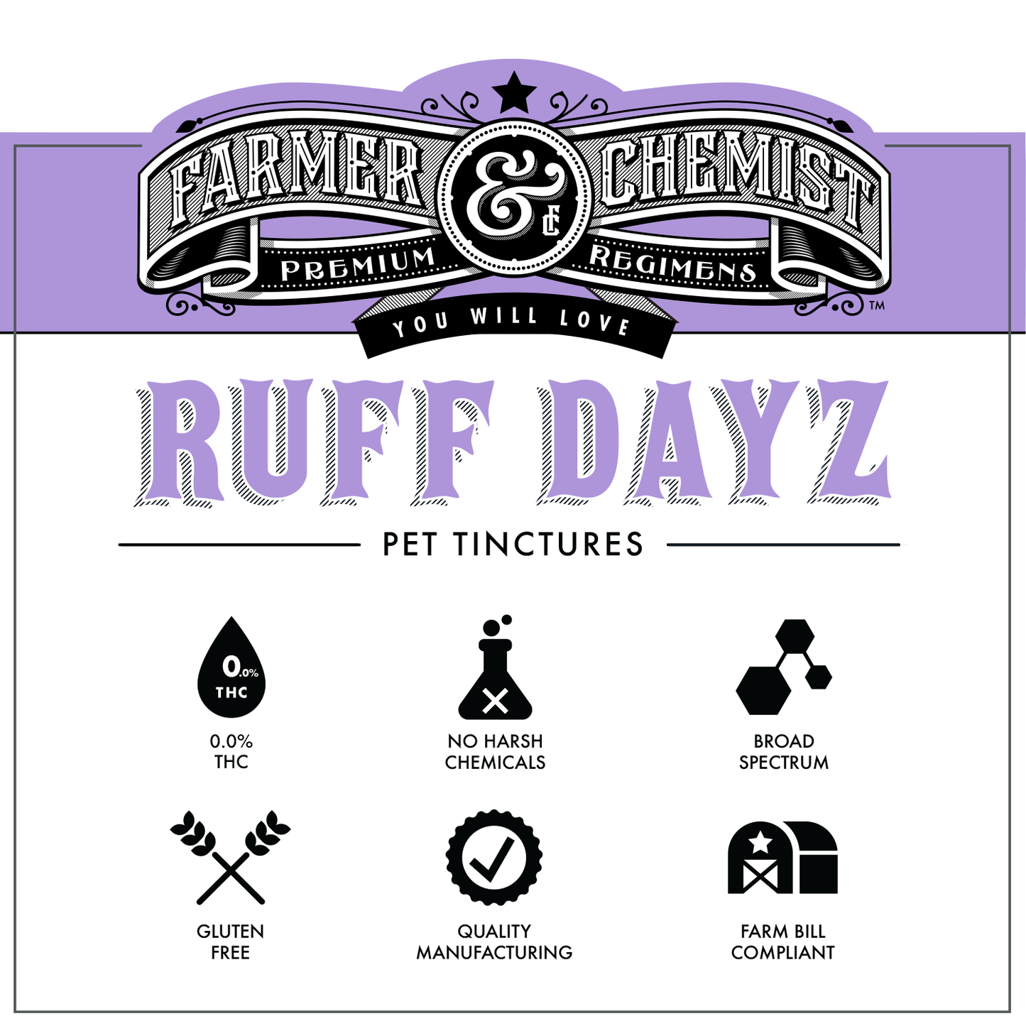 RUFF DAYZ - Teinture pour petits animaux de compagnie 600mg
