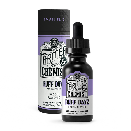 RUFF DAYZ - 600mg CBD / 120mg CBG: Tinctura para mascotas pequeñas