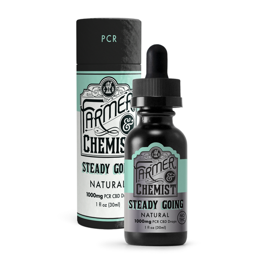 STEADY GOING - Natural 1000mg CBD PCR Tincture