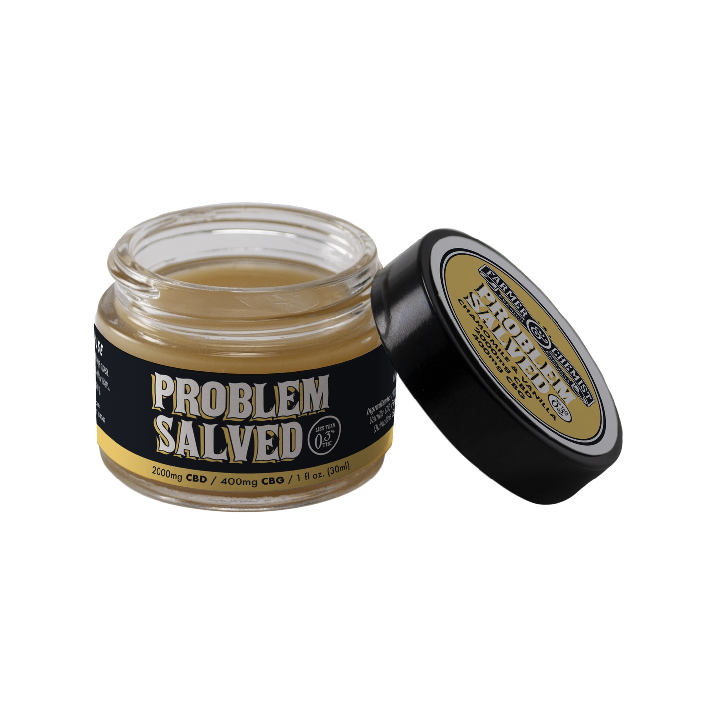 PROBLEM SALVED - 1oz. 2000mg with Chamomile and Vanilla (Case pack of 4)