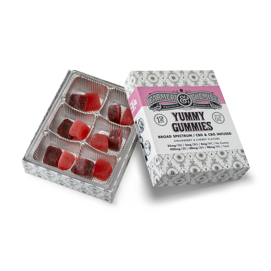 LECKERE GUMMIES - 12 ct 28 mg CBD/5 mg CBG-Gummies