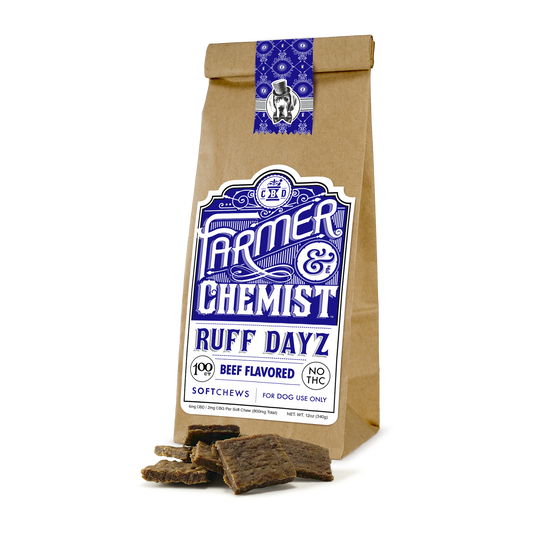 RUFF DAYZ - Masticables blandos para perros con sabor a ternera de 100 ct
