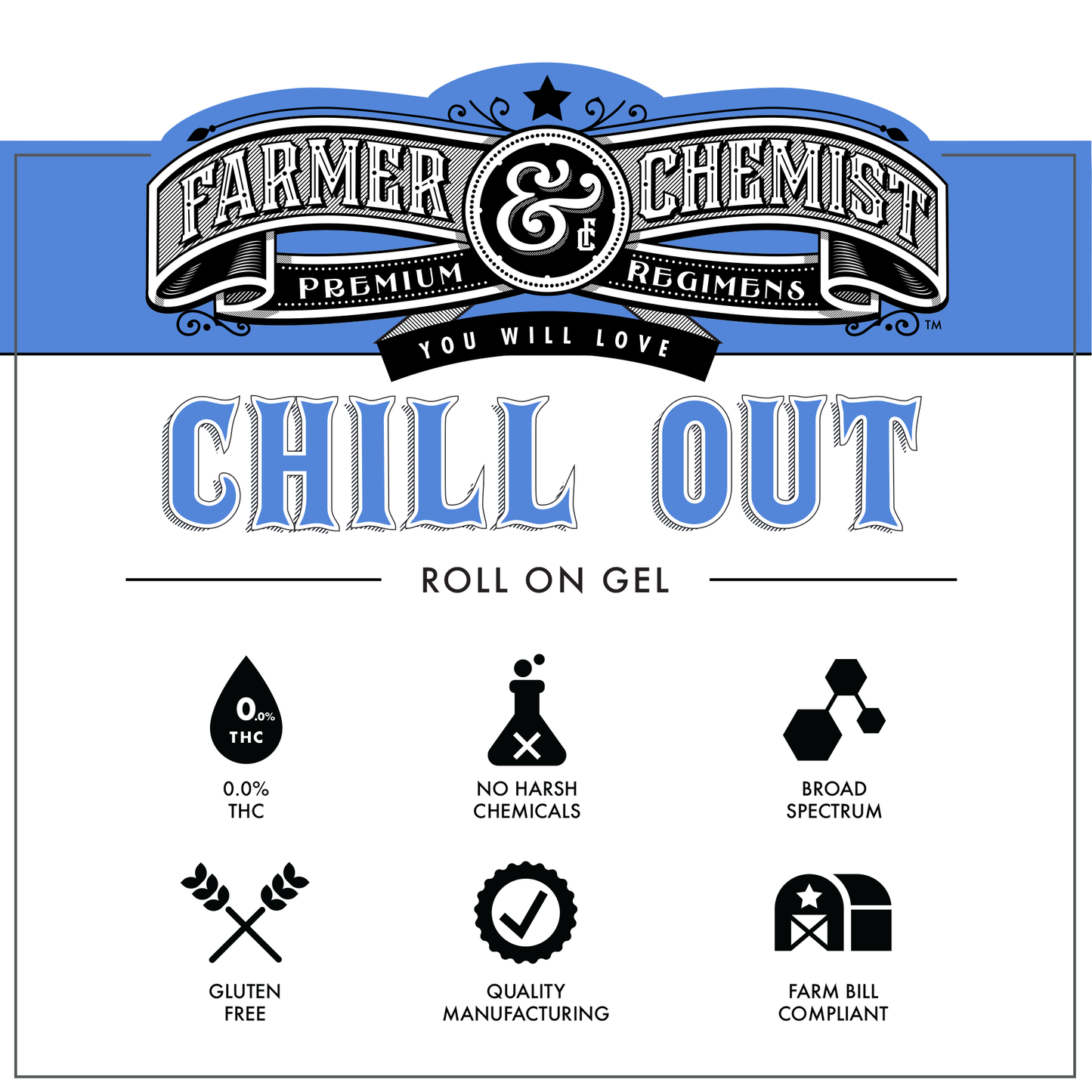 CHILL OUT - 150mg Roll-on Cooling Gel (Case pack of 4)