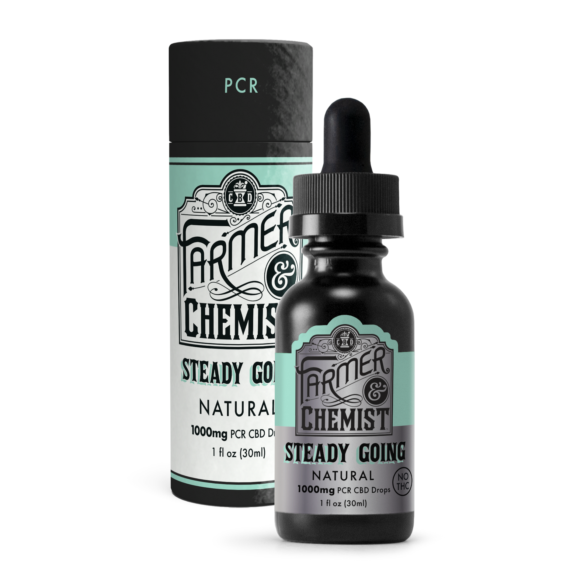 STEADY GOING - Natural 1000mg CBD PCR Tincture